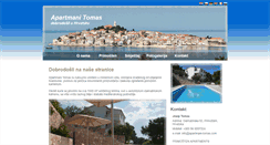 Desktop Screenshot of apartmani-tomas.com